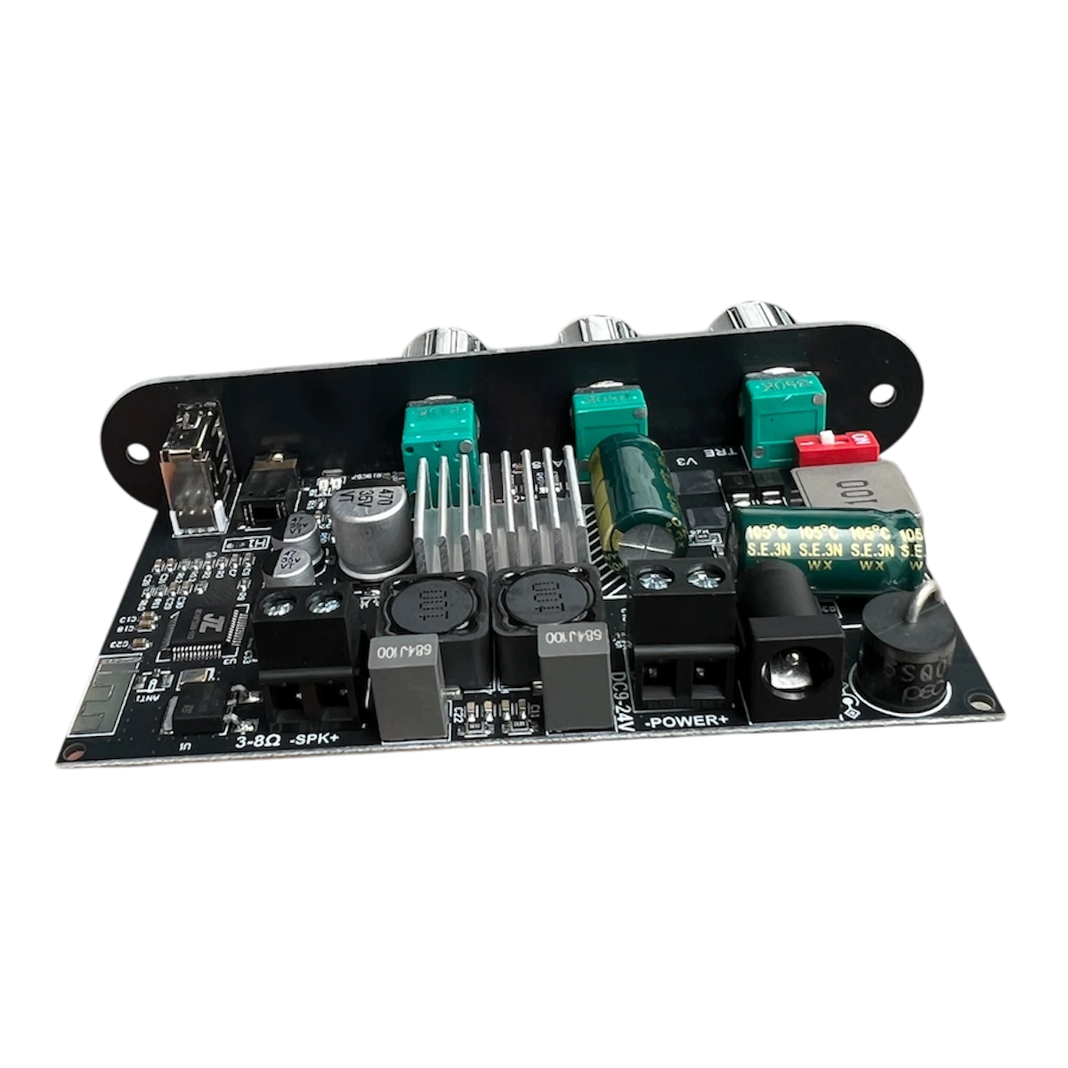 Modulo amplificador clase D de audio Tpa3116 100W Bluetooth USB