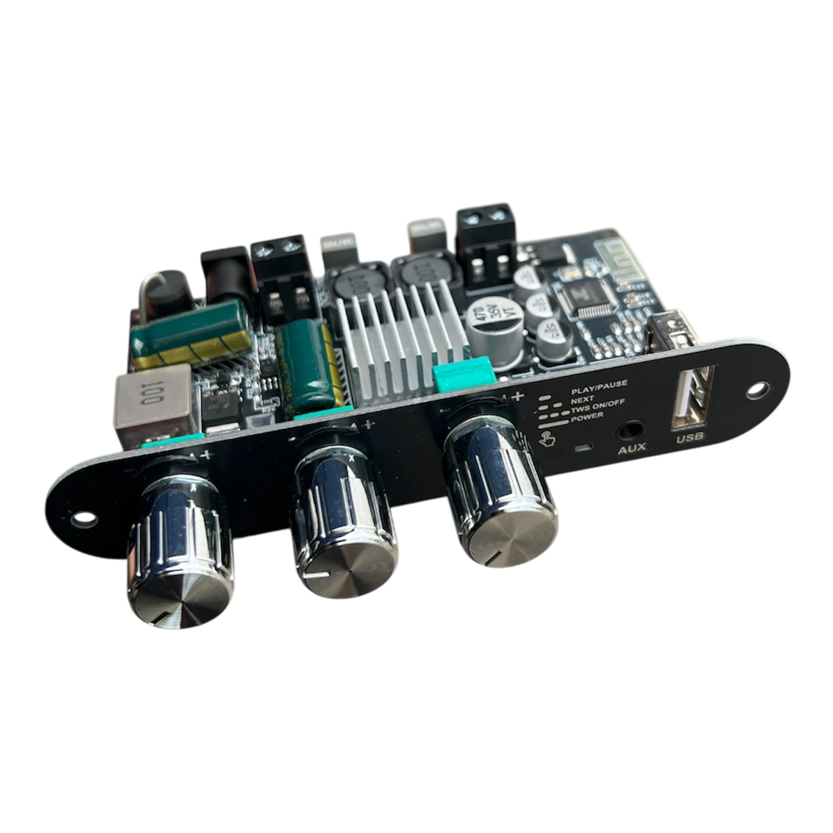 Modulo amplificador clase D de audio Tpa3116 100W Bluetooth USB