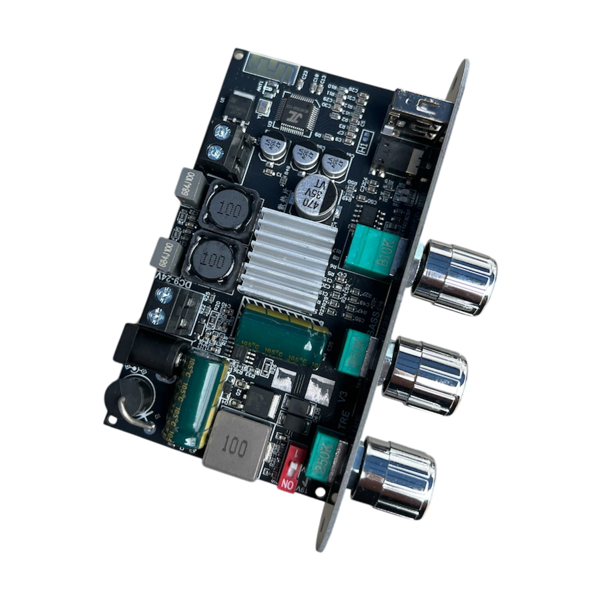 Modulo amplificador clase D de audio Tpa3116 100W Bluetooth USB