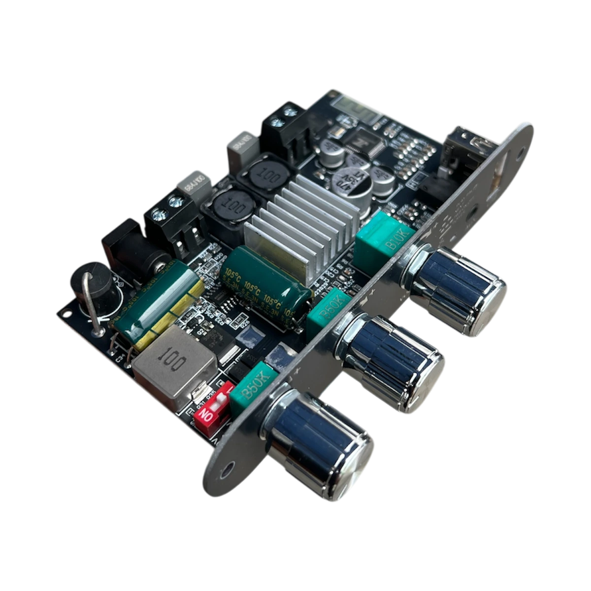Modulo amplificador clase D de audio Tpa3116 100W Bluetooth USB