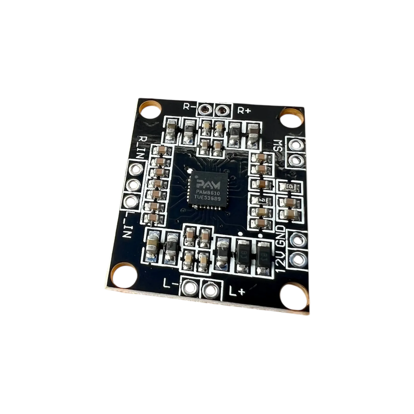 Tarjeta amplificadora Clase D Pam8610 12V 15W Stereo